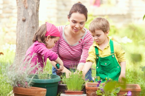 Gardening tools and policy document icon